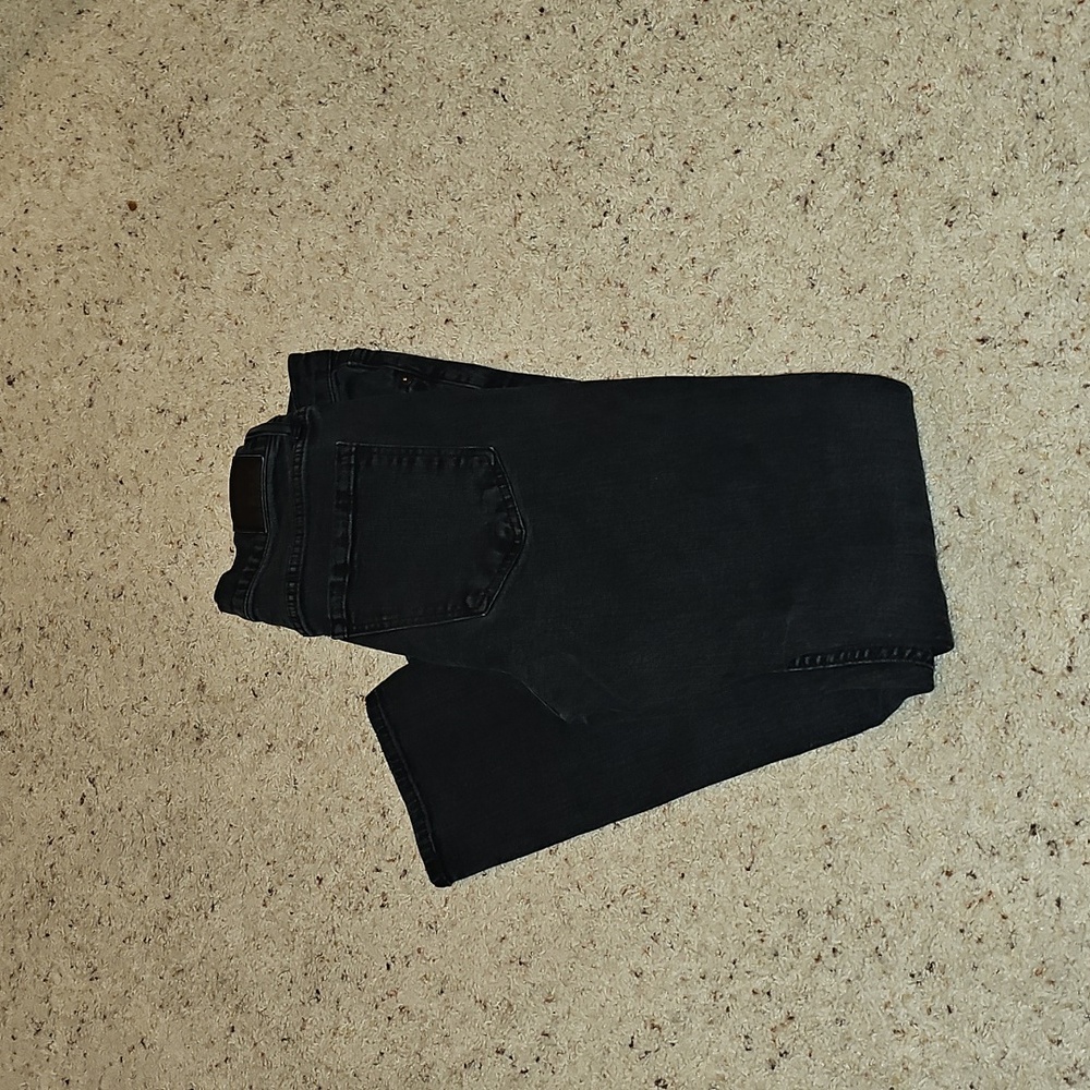 RSQ Men's Black Naturally Distressed Skinny Jeans